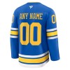 Miesten NHL St. Louis Blues Pelipaita Custom 2025-26 Fanatics Premium Koti Sininen